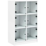  Visoka komoda s vratima bijela 68x37x109 cm konstruirano drvo | Eponuda.ba