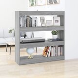 Furnova Knjižna omara/pregrada siva sonoma 100x30x103 cm, (21950759) Cene