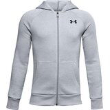 Under Armour Boys' sweatshirt RIVAL COTTON FZ HOODIE grey XL | Shoptok.si