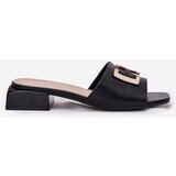 VINCEZA Elegant Ladies Sandals On A Wedge With Golden Detail | ePonuda.com