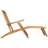 PREKLOPNA palubna stolica Prirodna Čvrsto teak drvo | shoptok.hr