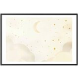  Plakat - Starry Night 90x60 Crni okvir s margom | shoptok.hr