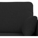 SOFA Kavč 2 pcs Črna Splošne dimenzije: 198 x 78 x 80 cm (Š x G x V), (5000142906) | Shoptok.si