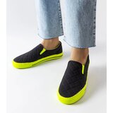Gemre Black Quilted Slip-On Sneakers Balsamo | shoptok.hr