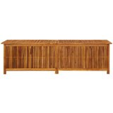 vidaXL Vrtna kutija za pohranu 200 x 50 x 58 cm masivno bagremovo drvo | shoptok.hr