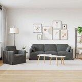 SOFA 2 pcs Tamno siva 228 x 78 x 80 cm Baršun | shoptok.hr