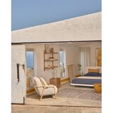 Kave Home Bež oblazinjena zakonska postelja 160x200 cm Odum – | Shoptok.si