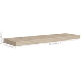 vidaXL plutajuća zidna polica boja hrasta 90 x 23,5 x 3,8 cm MDF | shoptok.hr
