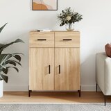 vidaXL Komoda sonoma hrast 69,5x34x90 cm inženirski les | Shoptok.si
