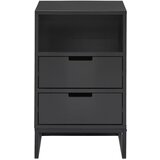 MID.YOU NOČNA OMARICA, antracit, črna | Shoptok.si
