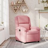 vidaXL Naslanjač roza žamet | Shoptok.si