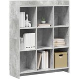 Police za knjige Betonska siva 87,5 x 30 x 111 cm | Shoptok.si