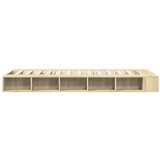 vidaXL Posteljni okvir sonoma hrast 90x200 cm inženirski les | Shoptok.si