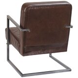  Konzolna fotelja od prave kože pohabana smeđa | shoptok.hr