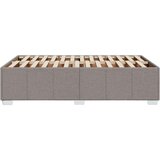 vidaXL Posteljni okvir taupe 120x200 cm blago, (21305444) | Shoptok.si