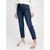 GAP Blue women's jeans high rise cheeky straight jeans with Washwell | Shoptok.si
