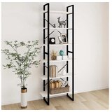  Visoki ormarić bijeli 80 x 30 x 210 cm od masivne borovine | shoptok.hr
