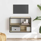 TV ormarić boja hrasta 60x31x39,5 cm konstruirano drvo i metal | shoptok.hr