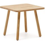 Kave Home Otroška miza iz masivnega kavčukovca 55x55 cm Dilcia – | Shoptok.si