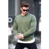 Madmext Sweatshirt - Khaki - Regular fit Cene