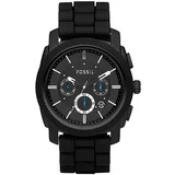 Fossil Ročna ura Machine FS4487 Black/Black