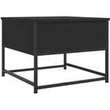  Stolić za kavu crni 51x51x40 cm od konstruiranog drva | Eponuda.com