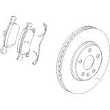 Ford ZAVORNI DISKI+PLOŠČICE S-MAX WA6 300MM | Shoptok.si