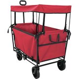  Sklopiva ručna kolica Crvena 105 x 56.5 x 116 cm Oxford tkanina - Crvena | shoptok.hr
