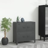 vidaXL Industrijski ormarić za spise antracit 75 x 40 x 80 cm čelični Cijene