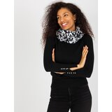 Factory Price Scarf-AT-KM-ENEC-B63.33P-white-black | Shoptok.si