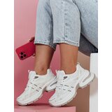 DStreet Sneakersy damskie MODERMAX białe | shoptok.hr