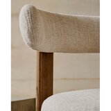 Kave Home Smeđa/bež blagovaonska stolica od čvrste jeseni Granite – | shoptok.hr