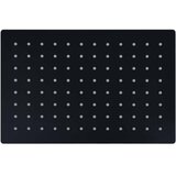  Glava za tuš od nehrđajućeg čelika 30 x 20 cm pravokutna crna | shoptok.hr