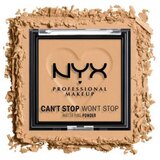NYX Professional Makeup kompaktni puder - Can't Stop Won't Stop Mattifying Powder - Golden (CSWSM05) Cene