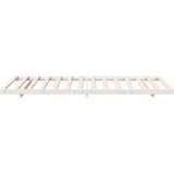 vidaXL Krevet s daskama Bijelo 90 x 220 cm Masivna borovina | shoptok.hr