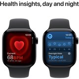 Apple Watch Serija 10 LTE 42 mm S/M Crno MWX63QF/A Aluminij sportska narukvica Crna | shoptok.hr