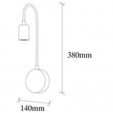 Opviq Baston 3282 Zidna lampa, Bijela | Eponuda.ba