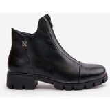 Boto Warm Women's Boots Made Of Eco Leather Black Verietta | Shoptok.si