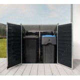  Palmar by Canopia - aluminijsko spremište za alat Voyager | Crna | 90x139x147 cm | shoptok.hr