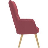  Stolica za opuštanje crvena boja vina od tkanine | shoptok.hr