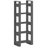 Maison Chic Knjižna omara - Knjižni regal siva 60x35x160 cm trden les, (21723490) Cene