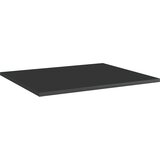 Police za knjige 8 kom visoki sjaj crne 60 x 50 x 1,5 cm drvene | Eponuda.com