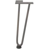  Noge s ukosnicama za stolić za kavu 4 kom. Prirodni čelik 30 cm Puni čelik | shoptok.hr
