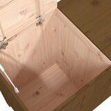  Kutija za rublje boja meda 88,5 x 44 x 76 cm masivna borovina | shoptok.hr