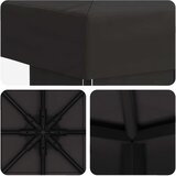 Gazebo 3 x 3 m Antracit Poliester i čelik 190 gsm | Eponuda.ba