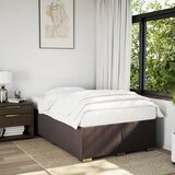 Maison Chic Posteljni okvir - Dvoposteljna postelja - Zakonska postelja brez vzmetnice temno rjav 120x200 cm blago-J12788, (21766200) | Shoptok.si