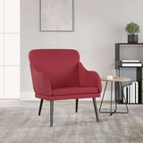 Naslanjač vinsko rdeč 63x76x80 cm umetno usnje, (20926969) | Shoptok.si