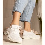 D/CEO UR/CEO White women's sneakers with sock-like upper Miyana | ePonuda.com