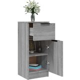  Komoda 2 kosa siva sonoma 30x30x70 cm konstruiran les, (21073347) | Shoptok.si