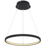 Globo viseća led svjetiljka ralph (ø x v: 38,5 x 120 cm, 19 w, topla bijela, crna, opal) | shoptok.hr